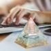 BORDSTRACT 6cm Energy Generator Orgonite Pyramid Healing Crystal Pyramid for Positive Energy Meditation Spiritual Awakening - Buy Online on SooperMarket.com
