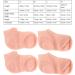 Buy Angrek Anti-Cracking Socks - 2 Pairs Moisturizing Foot Care Socks for Soft Heels (Size S 33-35) - Elastic Foot Protection - Buy Online on SooperMarket.com