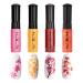 4 Colors Nail Polish Set Stamping Polish Detailed Painting Plastic Bottle Colourful Pigment Nail Art DIY Manicure Design Drawing Tool 10ml (4P-11)