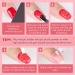 Saviland Gel Nail Polish Remover Kit - 2*15ML Strawberry Cuticle Oil Included - Quick & Easy Gel Polish Removal - Moisturizing & Soothing Formula - Pink Gel Nail Polish Remover - Buy Online on SooperMarket.com