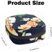 Anna Cowper Watercolor Flowers Sanitary Napkin Storage Bag | Feminine Menstrual Cup & Nursing Pad Holder | Portable Period Pouch for Women & Teen Girls | 1Pc Multi-colored - Buy Online on SooperMarket.com