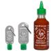 Sriracha Keychain Gift Pack: 9 Ounce Sriracha + 1 Ounce Keychain + 1.7 Ounce Keychain