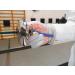 Foil Sword with Pistol Grip - Electric Fencing Weapon Set for Adults - Olympic Blade, Body Wire Socket, Guard Pad - Red/Blue (Right) - Buy Online on SooperMarket.com