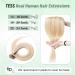 TESS Blonde Clip in Hair Extensions Real Human Hair - 14 Inch 60g Hair Extensions Clip in - 5 Pieces Clip in Hair Extensions - (Ash Blonde & Bleach Blonde) - Buy Online on SooperMarket.com