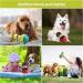 Interactive Treat Dispenser Dog Toy Dog Treat Dispensing Puppy Toys Rolling Dog Treat Dispenser Slow Feeder Reduce Boredom Improve IQ for Small Medium Large Dogs (Green) - Buy Online on SooperMarket.com
