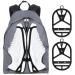 Takyu shoe holder for backpack 2 pieces of silicone shoe bag breathable shoe clip for backpack for sports and hiking shoes while traveling training 2 Series black-L