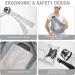 CUBY Portable Breathable Baby Sling Baby Essentials for Newborn Quick Dry Air 3D Mesh Fabric Wrap Baby Carrier Adjustable Sling Easy Toddler Carrier for Newborn up to 0-24 Months 45 lbs Mesh Grey - Buy Online on SooperMarket.com