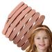 Hair Band for Washing Face | Folding Headband Small Hair Band - Pocket-Sized Thin Makeup Headbands Adjustable Face Wash Headband for Washing Pink