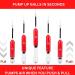 Hand Pump for Balls with 5 Needles - Fast Inflation for Basketball, Soccer, Volleyball, Football - Red - Buy Online on SooperMarket.com