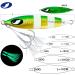 Ocean Cat Slow Fall Pitch Fishing Lure Set - 1PC Sinking Lead Metal Flat Jigs with Hooks | 100g | Ideal for Saltwater Jigging - Buy Online on SooperMarket.com