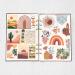 Anerza 200 PCS Boho Vinyl Waterproof Stickers - Cute Aesthetic Plant Sticker Packs for Water Bottles, Laptop, Journal - Small Business and Scrapbook Supplies for Adults and Teens - Buy Online on SooperMarket.com