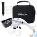 Magnifying Glasses with Light for Close Work, Rechargeable Magnifier Glasses, Interchangeable Lenses 1.0X 1.5X 2.0X 2.5X 3.5X for Reading, Arts and Crafts, Hobby headband magnifying glasses with case