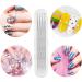 KMZ 4 Pcs Stainless Steel Nail Art Kit - Professional Ball End Dotting Pen & Brushes for Rhinestone & Polymer Clay Designs - Buy Online on SooperMarket.com