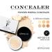 Alima Pure Full Coverage Concealer Makeup - Velvety Mineral Powder Concealer for Dark Circles - Maple 0.07 Ounce - Buy Online on SooperMarket.com