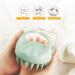 Sndyi Scalp Massage Brush - 2PCS Silicone Shampoo Brush for Dandruff Relief & Hair Growth | Wet & Dry Use - Red & Beige - Buy Online on SooperMarket.com