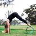 FEWOO Yoga Wheel Set for Back Pain Relief and Flexibility - Includes 3 Black+Green Props for Stretching, Massages, and Backbends - Buy Online on SooperMarket.com