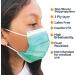 DermSource Kids 3-Layer Disposable Face Masks - 25 Pack, Made in USA - Breathable Green Face Coverings for Boys and Girls - Buy Online on SooperMarket.com