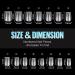 TOMICCA Extra Short Coffin Nail Tips Clear Nail Tips Natural False Nails Coffin French Acrylic Nails Artificial Nails Tips for Girls Women (240 Pcs 15 Sizes) 5.Extra Short Coffin - Buy Online on SooperMarket.com