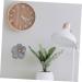 HOLIDYOYO 1 Set Ceramic Hibiscus Wall Art Outdoor Sunflower Decor Floral Wall Decoration Ceramics 7.5X7.2X2.4CM - Buy Online on SooperMarket.com