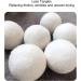 6Pcs Wool Drying Balls Laundry Drying Balls Reusable Skin Friendly Static Reduction Time Saving Fabric Softener Ball for Clothes Laundry(7cm/2.8in) - Buy Online on SooperMarket.com