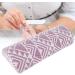 Not Deformed For A Long Time Nail Art Pad Soft Nail Art Hand Pillow for Home Beauty Salon(Purple geometry) - Buy Online on SooperMarket.com