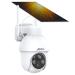 ANRAN 2K Security Camera Wireless Outdoor, Solar Outdoor Camera with 360 View, Smart Siren, Spotlights, 3MP Color Night Vision, AI Human Detection, 2-Way Talk, Compatible with Alexa, Q3 White White-3MP