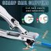 Extra Large Heavy Duty Men's Nail Clippers for Thick Nails - Stainless Steel, Wide Jaw Opening, Long Handle with Catcher File - Buy Online on SooperMarket.com