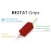 BEZTAT 25mm Ultra Premium Clear Disposable Tubes - 20 Pack with Red Soft Silicone Grip, 1 Inch Round Tip (5RT) - Buy Online on SooperMarket.com
