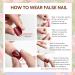 24PCS Long French False Nails Square - Matte Nude White Full Cover Press on Nails for Women Girls - Jelly Glue Included - Buy Online on SooperMarket.com