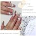 BELICEY Creamy-White Pearls Heart Nail Art Charms - 500pcs Mixed Flatback Pearls for Cute 3D Nails Design & DIY Jewelry - S2-White - Buy Online on SooperMarket.com