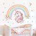 Wondever Large Rainbow Wall Decals Unicorn Flower Peel and Stick Stickers for Girls Bedroom Nursery - Buy Online on SooperMarket.com