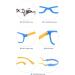 JoXiGo Blue Light Blocking Computer Glasses for Kids (Ages 3-7) - Includes Glasses Strap & Case - Red - Buy Online on SooperMarket.com
