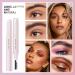 LSxia Double-headed Eye Brow Wax Pen - 2 in 1 Clear Gel Pencil with Comb, Waterproof Brow Styling for 3D Eyebrows makeup - Buy Online on SooperMarket.com
