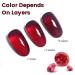 YTD Likomey Nude Gel Nail Polish 15ml - Translucent Berry Red Sheer UV Gel - 0.50 Fl Oz - Buy Online on SooperMarket.com