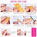 CBOIC 22-Piece Half-Hardened Gel Nail Polish Stickers - Aurora French UV Gel Strips Long-Lasting Self-Adhesive Nail Wraps for Fingers & Toes - Buy Online on SooperMarket.com