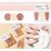 Nail Polish Nail Varnish Pink White Glitter 3 -in-1 Nail Polish Quick Dry Breathable French Manicure Nude Natural Elegant Non-toxic No UV Needed Nail Polishes for Woman Home DIY Nail Art Gift - Buy Online on SooperMarket.com