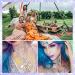Mermaid Sequins Holographic Face Glitter Gel - Festival Makeup for Face, Body, and Hair - Buy Online on SooperMarket.com