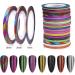 Dajidafu 14piece Easy To Nail Art Striping Tape Set Fashionable And Unique For Stunning Nails Paper Wide Application Multicolored Random Color 1MM - Buy Online on SooperMarket.com