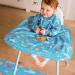 Bibetta Wipeezee Premium Baby Weaning Bibs | Waterproof Coverall Bibs for 6 month+ | Eco Friendly & Durable | Turquoise Sea Creatures Design - Buy Online on SooperMarket.com