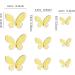 Blumomon 30 PCS 3D Butterfly Cupcake Toppers - Yellow Gold Rim - Perfect for Weddings Baby Showers and Birthday Parties - Buy Online on SooperMarket.com