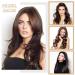 S-noilite Clip In Extensions | Dark Black 76cm Half Wig & Hair Compression - Smooth 3/4 Wig - Buy Online on SooperMarket.com