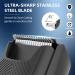 VIKICON Men's Beard Trimmer - Cordless Hair Clipper with 40 Length Adjustable Dial Ultra Sharp Blade Rechargeable Mustache Grooming Gift for Men - Black - Buy Online on SooperMarket.com