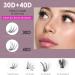 DIY Individual Cluster Lash Extension Kit - 320 Pcs 10-16mm Natural Light C/D Curl False Eyelashes with Bond and Seal Lash Remover for Beginners at Home - 30D+40D - Buy Online on SooperMarket.com