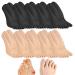 Projoint Antibunions Health Sock Strongjoints Bunion Relief Socks Urigone Socks for Gout Orthopedic Toe Compression Socks (10PCS Black+Skin)