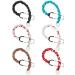 6 Pieces Stethoscope Cover Scrunchie Elastic Fabric Stethoscope Covers Sleeve Compatible with Stethoscope 6 Styles Stethoscope Neck Wrap for Nurse Doctor