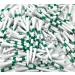 NorthPointe Four Leaf Clover/Shamrock 3  Plastic Golf Tees  White with Green - 100 Tees in Bulk