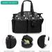SONARIN Multi-Function Waterproof Baby Changing Tote Bag - Large Capacity Diaper Satchel with Pacifier Holder, Travel Messenger Bag for All Baby Accessories (Black) - Buy Online on SooperMarket.com