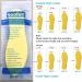 Goofort Orthotic Insoles for Posture Correction & Foot Support - Gray, High Arch, Flat Feet, Plantar Fasciitis - Men & Women - 4-in-1 Gel Inserts - Buy Online on SooperMarket.com