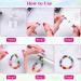 Cridoz 0.5mm Clear Elastic Stretchy String for Bracelets with Beading Needles - Ideal for Bead Bracelets and Jewelry Making - Buy Online on SooperMarket.com