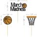 24Pcs Basketball Cupcake Toppers for Basketball Party Decorations Basketball March Madness Cupcake Toppers Basketball Theme Birthday Party Decorations (MIX B) - Buy Online on SooperMarket.com